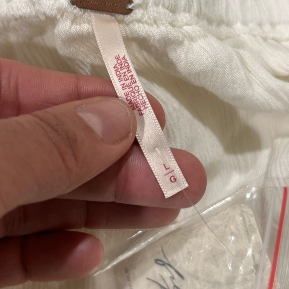 NWT Free People Beach Bliss Maxi Ivory Dress SIZE: L - Picture 8 of 10